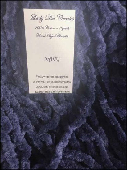 Chenille - Navy