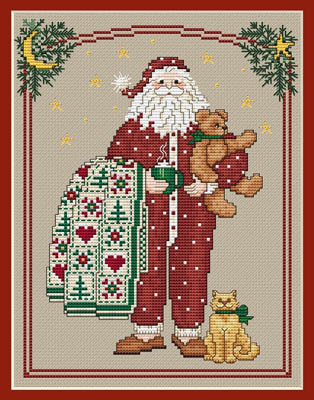 Pajama Santa - Click Image to Close