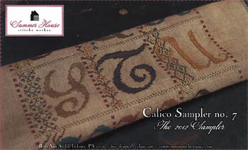 Calico Sampler #7- S T U - Click Image to Close