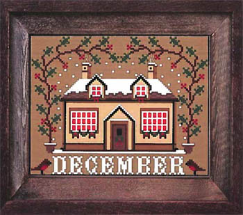 I'll Be Home Series - December Cottage - Click Image to Close