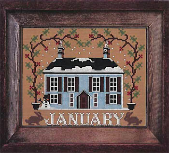 I'll Be Home Series - January Cottage - Click Image to Close