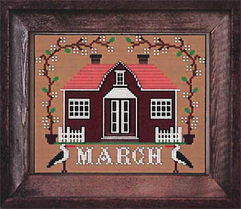 I'll Be Home Series - March Cottage - Click Image to Close