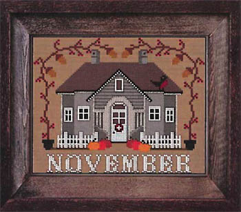 I'll Be Home Series - November Cottage - Click Image to Close