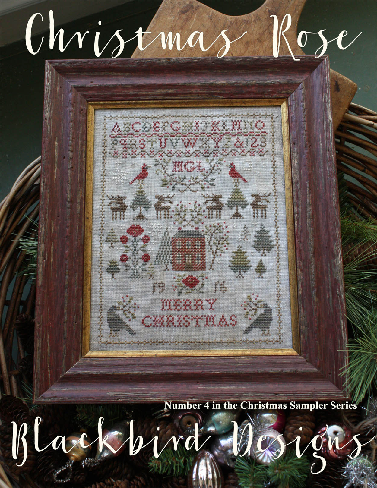 Christmas Sampler Series - Christmas Rose - Click Image to Close