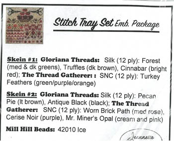 Stitch Tray Set Emb. Pack