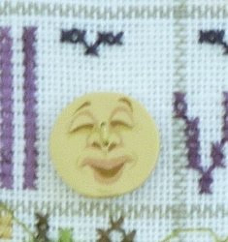 Halloween Moon Button Halloween Moon Button