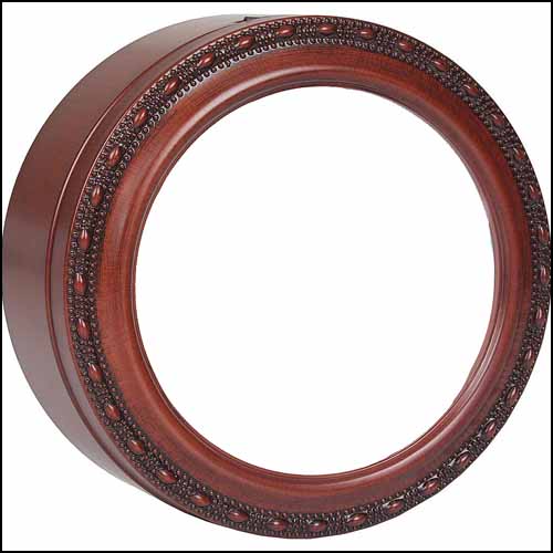 Woodgrain Round Treasure Box Woodgrain Round Treasure Box