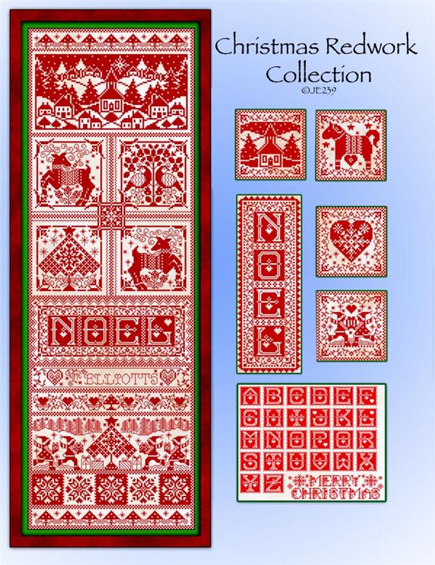 Christmas Redwork Collection