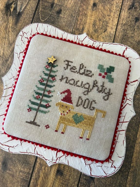 Feliz Naughty Dog - INCLUDES Star Button