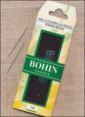 Beading Needles Size 10 Short, Bohin France