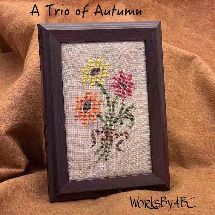 A Trio of Autumn Flowers - Click Image to Close