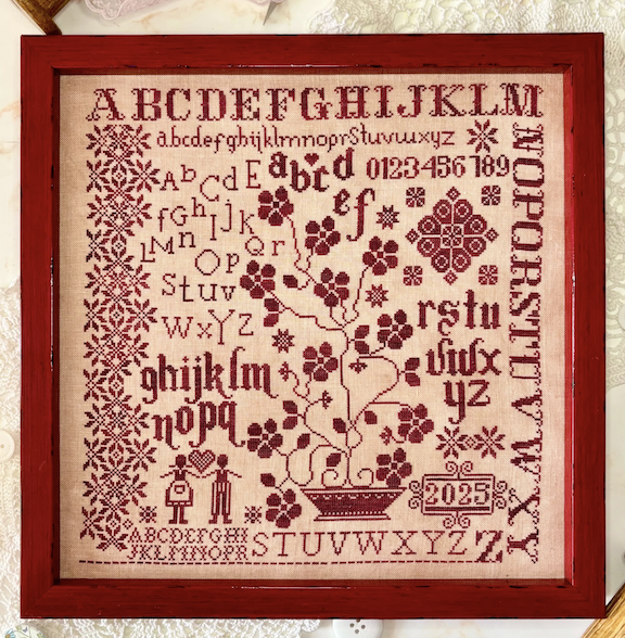 Abecedarian in Red