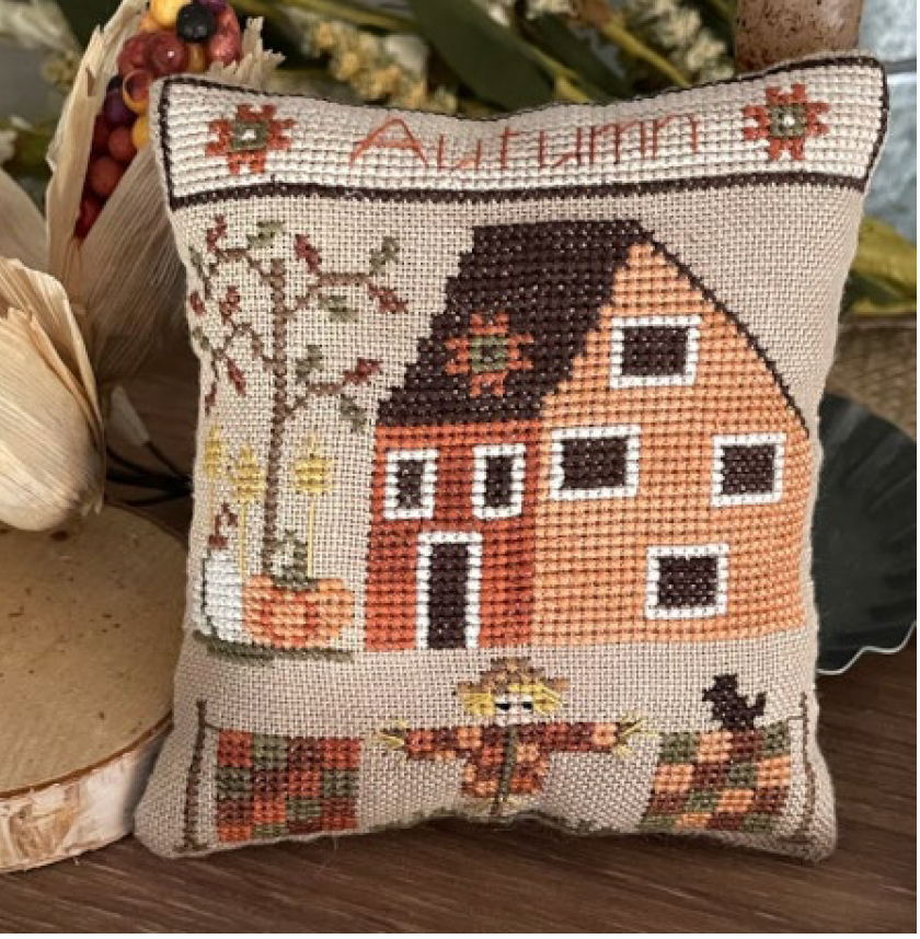 Seasonal Saltbox House – Autumn