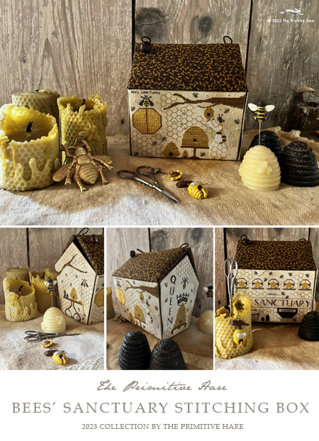 BEES'S SANCTUARY STITCHING BOX - Click Image to Close