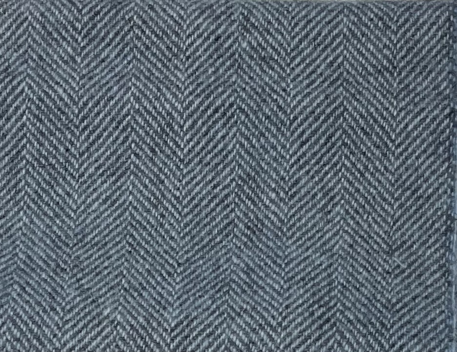 Patriotic Pear Leaf & Stem - Blue Heron - Wool