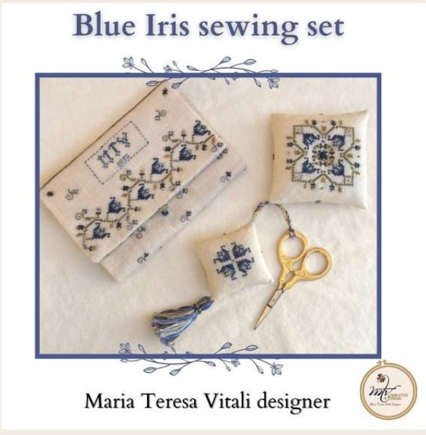 Blue Iris Sewing Set