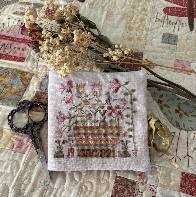 chocolate Bunnies Needle Book