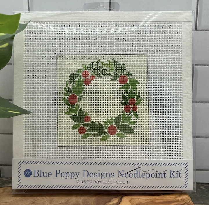 Christmas Wreath Needlepoint Kit