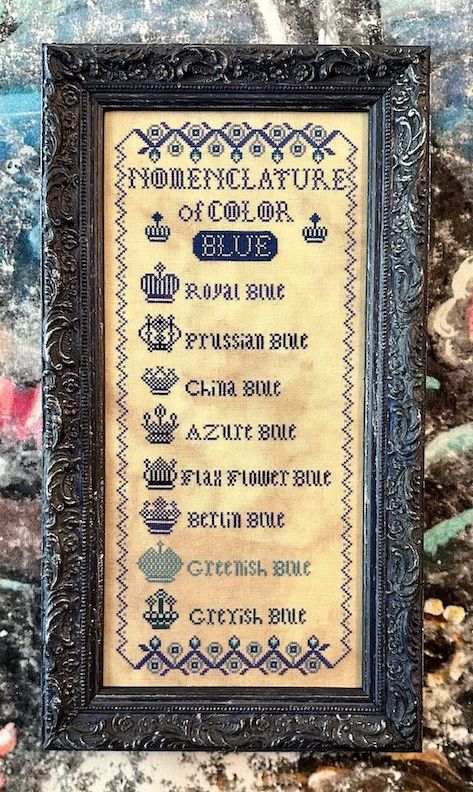 Nomenclature of Color - Blue