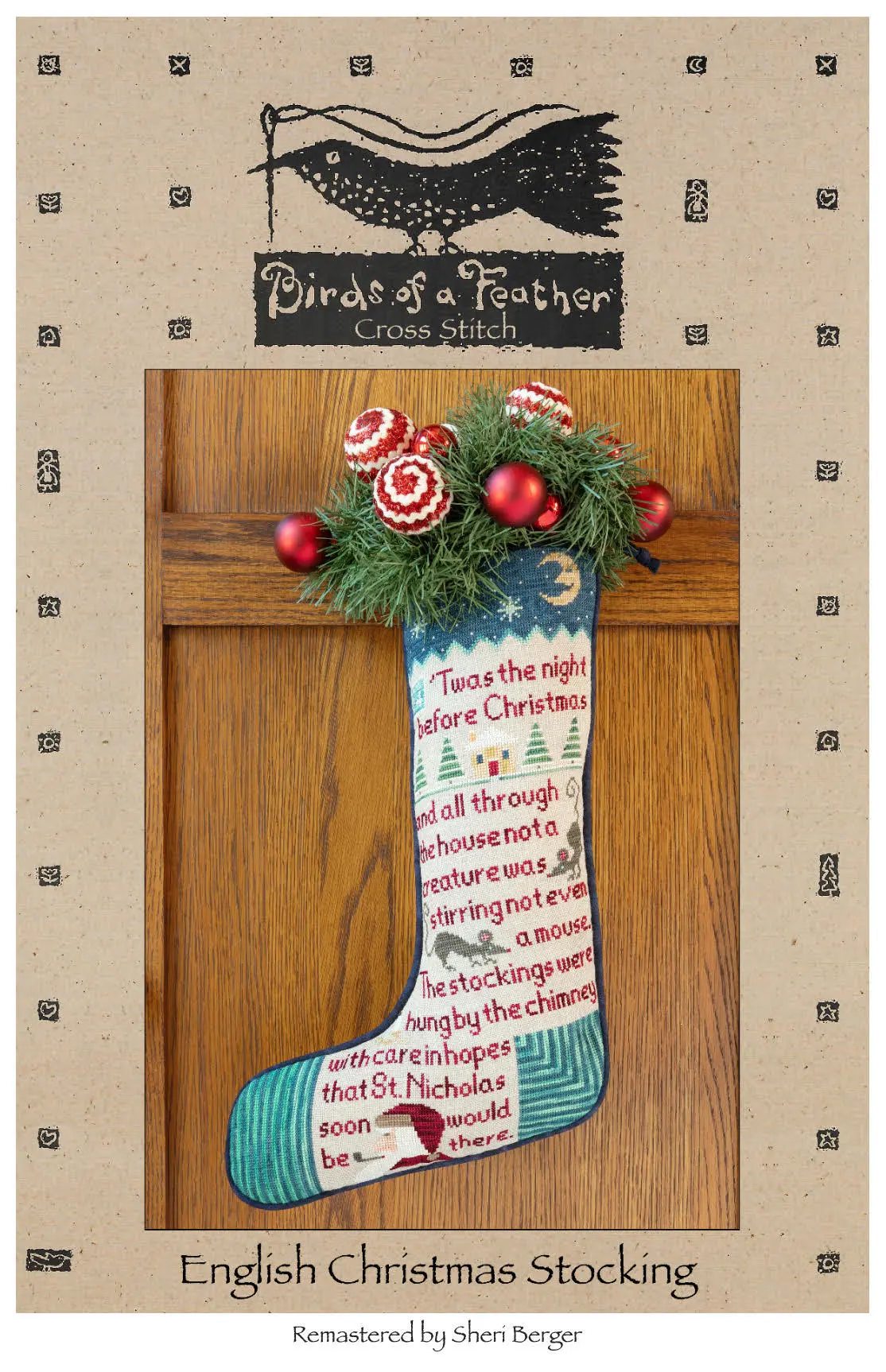 English Christmas Stocking
