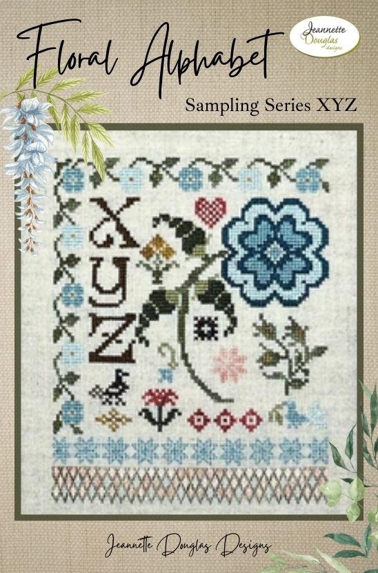 Floral Alphabet Sampling Series: XYZ