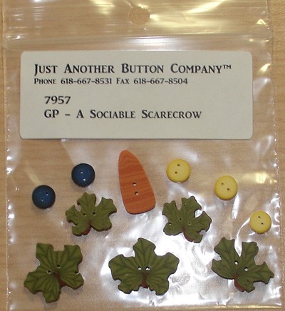 A Sociable Scarecrow Button Pack A Sociable Scarecrow Button Pack