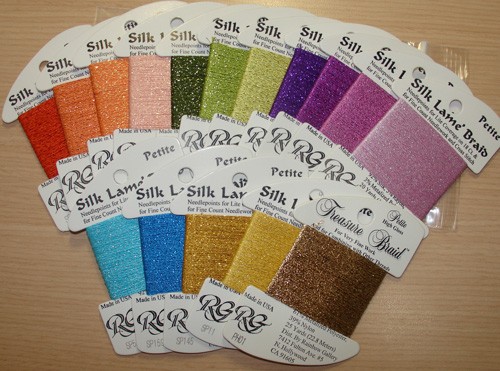 Glitzy Gourdelia Silk Lame’ Thread Pack - Click Image to Close