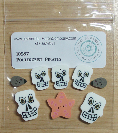 Poltergeist Pirates Button Pack