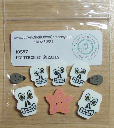 Poltergeist Pirates Button Pack - Click Image to Close