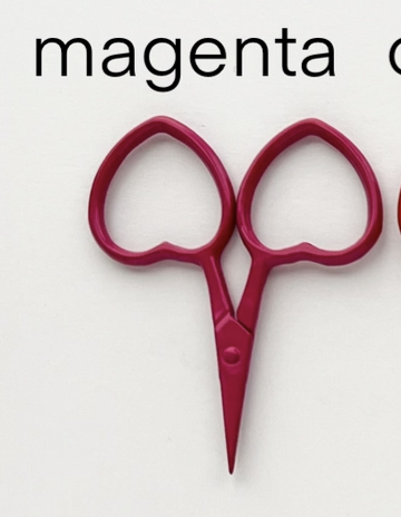 Small Heart Scissors - Magenta