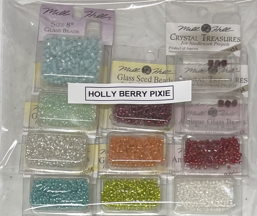Holly Berry Pixie Bead Pack
