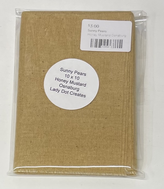 Sunny Pears - Honey Mustard Finishing Fabric
