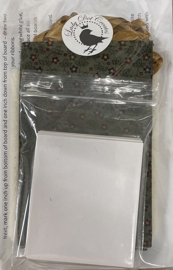 A Mini Sampler Book Finish Kit from Lady Dot Creates