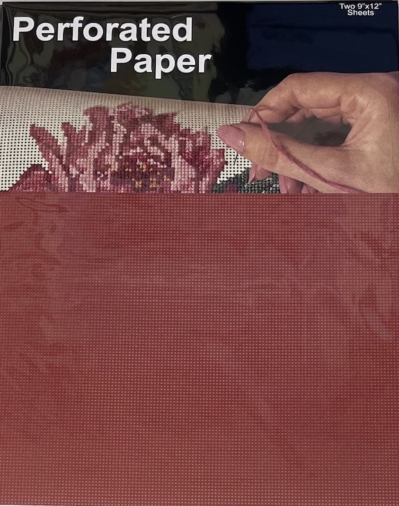 Antique Red - Perforated Paper