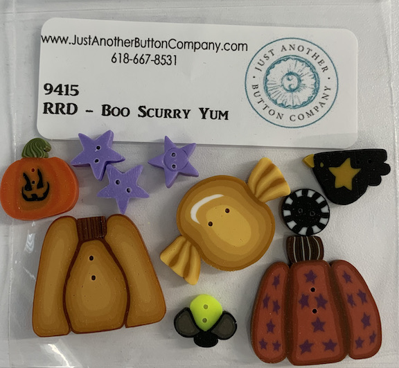 Boo Scurry Yum - Button Pack only