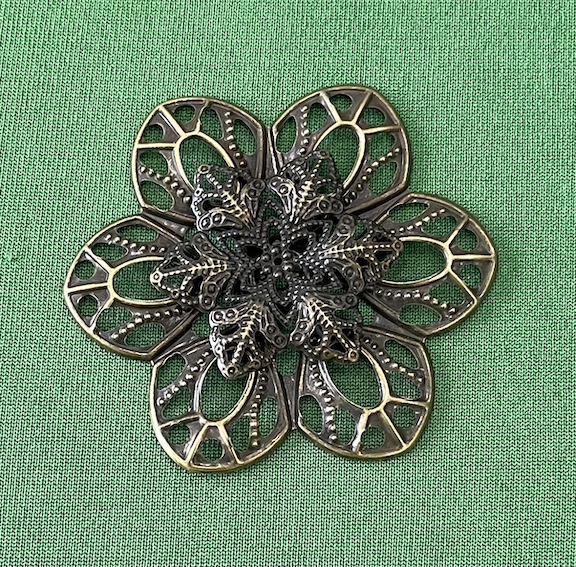 Berry Toppers # 3 - Antique Bronze Filigree Embellishments