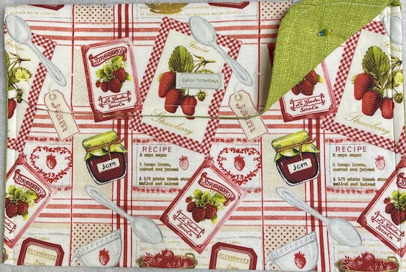 Strawberry Jam - 12 x 18 Project Bag