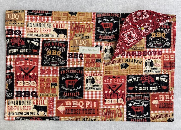 BBQ - 12 x 18 Project Bag
