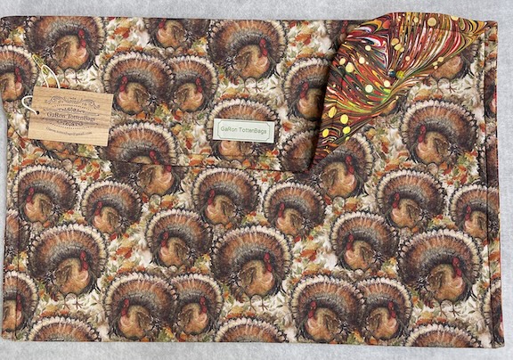 Turkeys - 12 x 18 Project Bag