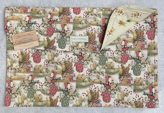 Christmas Baking - 12 x 18 Project Bag