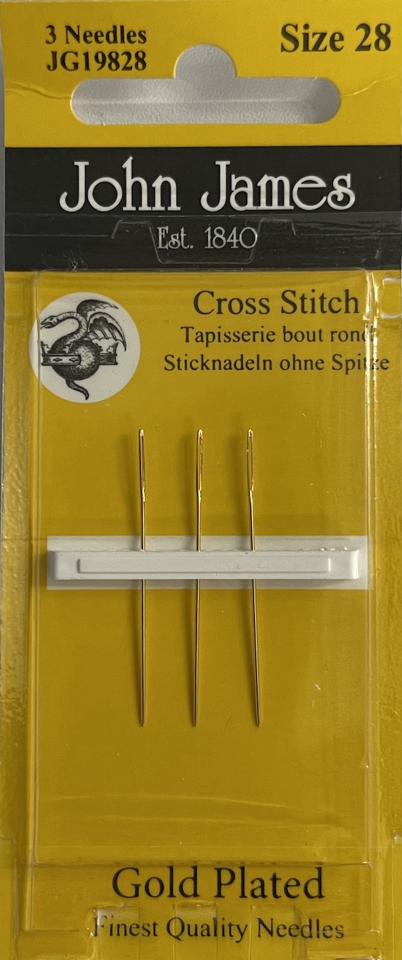 Piecemakers needles - tapestry cross stitch needles (available in 3  different sizes)