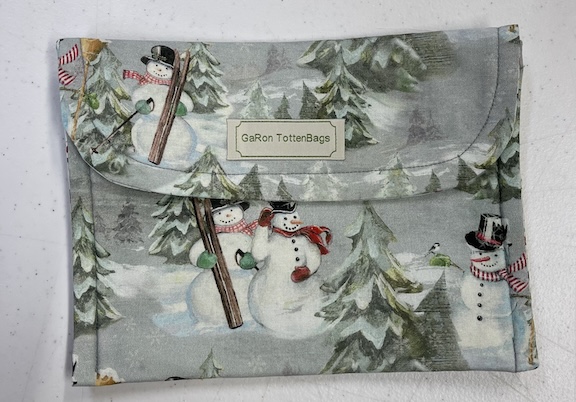 Hello Snowmen - 6 x 9 Mini Bag