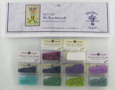 The Three Mermaids Embellishment Pack - Click Image to Close