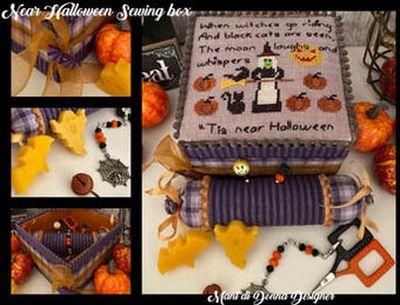 Near Halloween Sewing Box