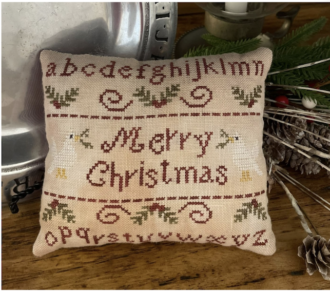 Merry Christmas Sampler Pillow