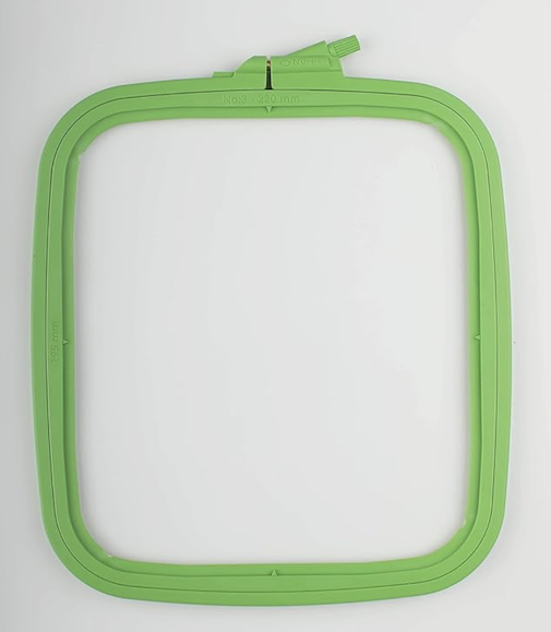 Nurge Square Embroidery Hoop - Green - No:1 (X Small)
