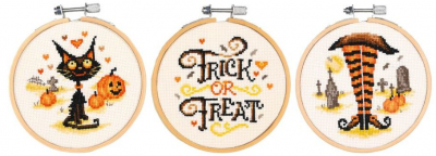 Halloween Hoops set of 3 Halloween Hoops set of 3