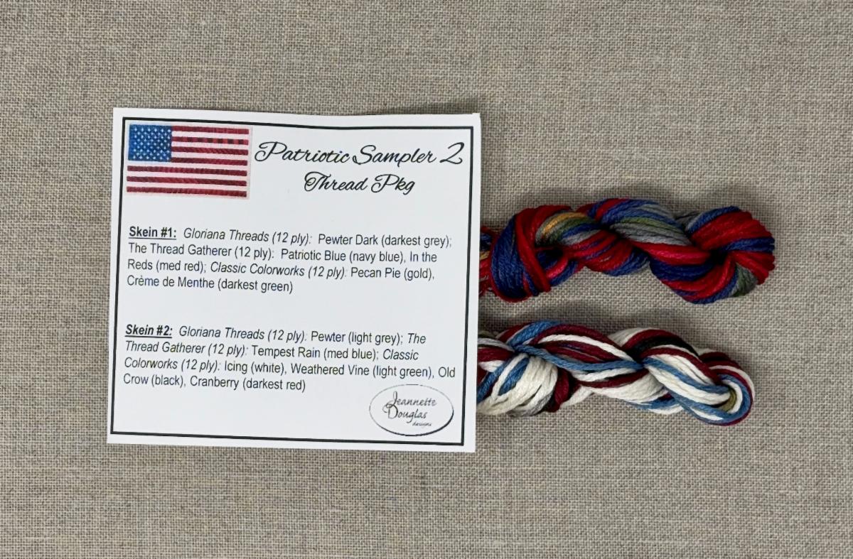 Patriotic Sampler 2 - Thread Pack