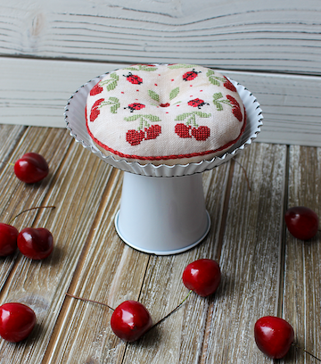 Pincushion with a Cherry on Top