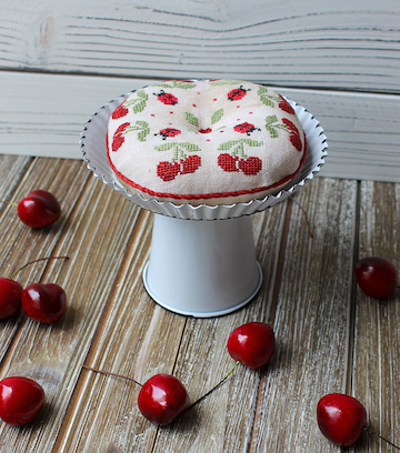 Pincushion with a Cherry on Top - Click Image to Close